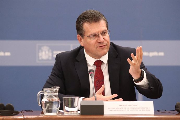 El vicepresidente de la Comisión Europea, Maros Sefcovic