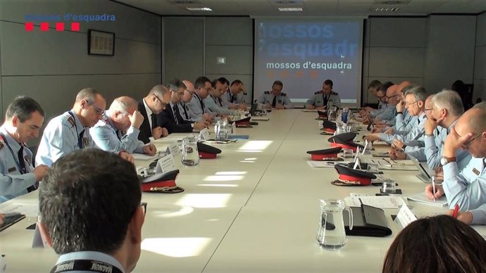 Primera reunió del 2019 del Gabinet de Coordinació Antiterrorista de Mossos