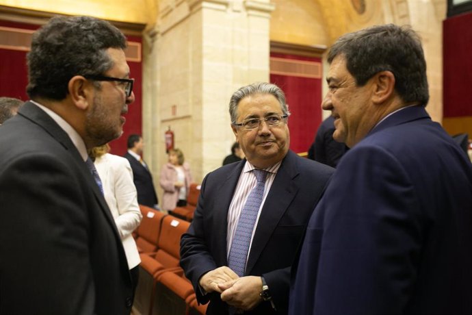 Inicio del debate de investidura de Juanma Moreno (PP-A) como presidente de la J