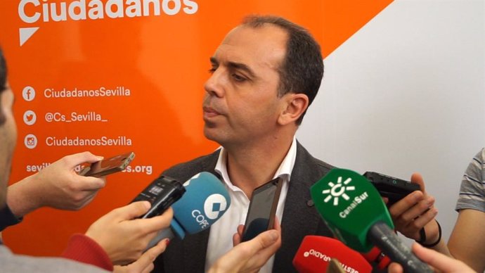 El portavoz de Cs en el Ayuntamiento de Sevilla, Javier Millán
