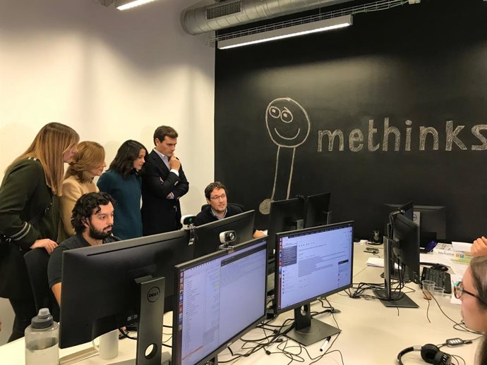 Albert Rivera i Inés Arrimadas visiten el Barcelona Tech City