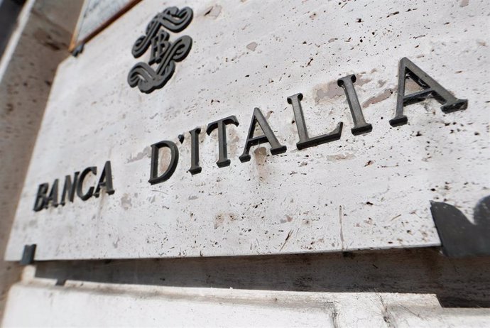 Banca D'Italia (Bank of Italy) sign is seen in downtown Rome, Italy, October 19,