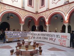 Protesta en Alcalá de Guadaíra