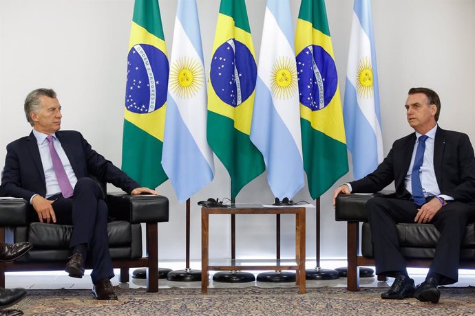 Argentinian President Mauricio Macri visits Brazil