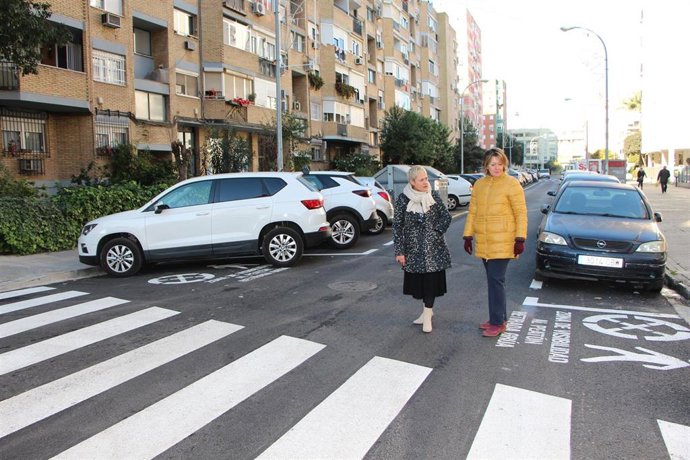 Calle Urquiza con nuevo pavimento
