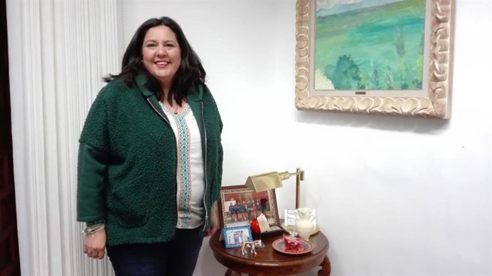 Dolores Amo, en su despacho de la Diputación