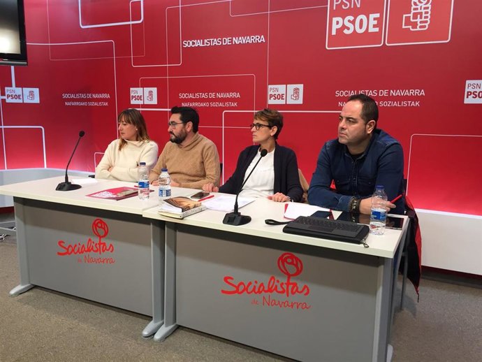 María Chivite en la Comisión Municipal del PSN