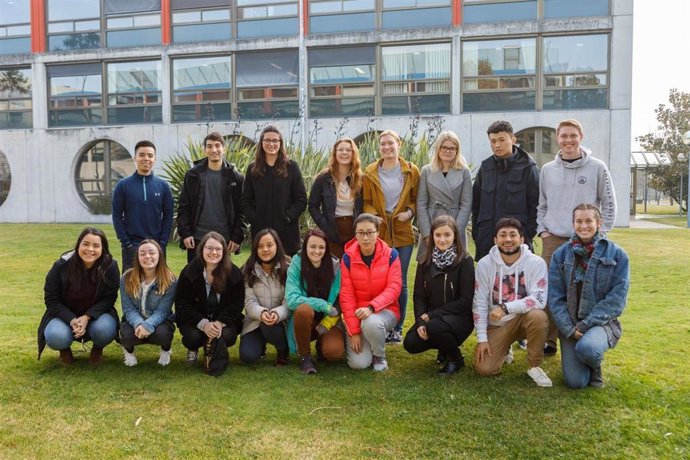 Estudiantes extranjeros de intercambio en la UPNA