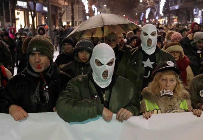 Manifestación de la oposición en Belgrado