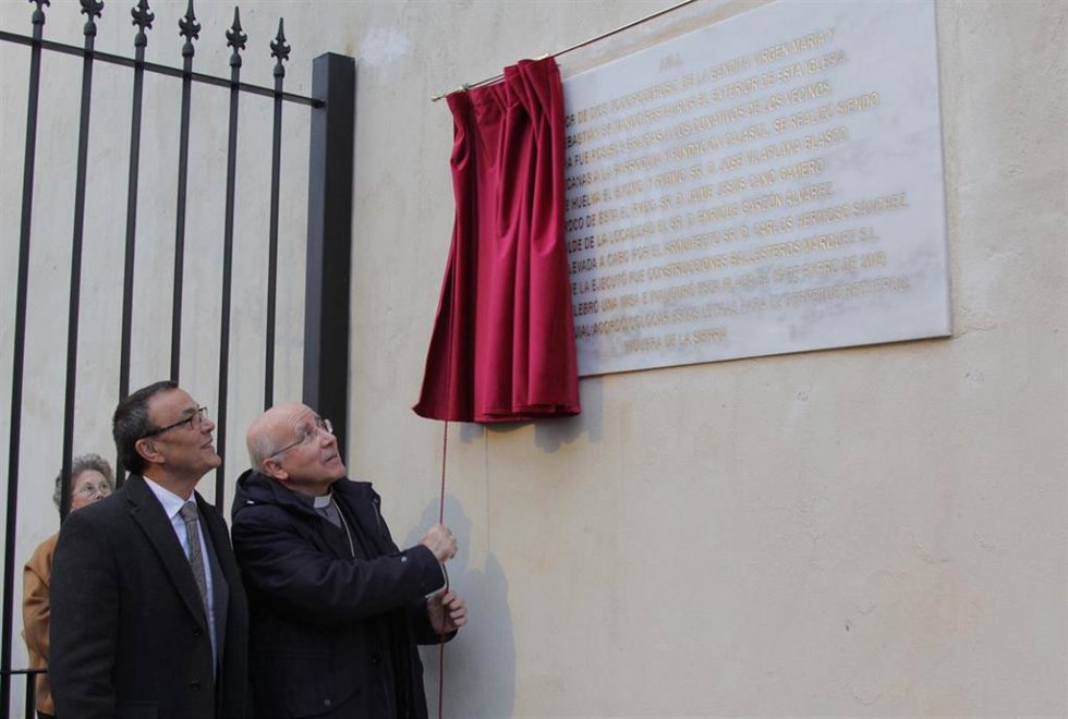 Inauguración de la iglesia de San Sebastián