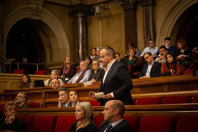 Quim Torra compareix en el ple del Parlament