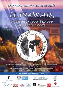 Cartel jornadas en francés Educación