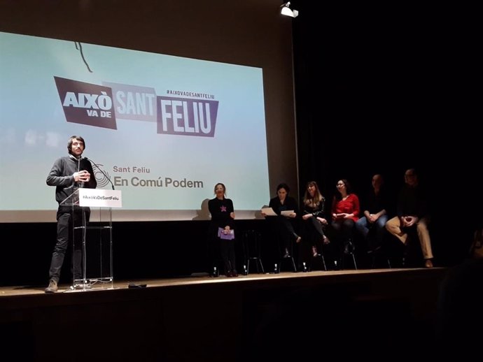 Presentació de la candidata a l'Alcaldia de Sant Feliu Lídia Muñoz