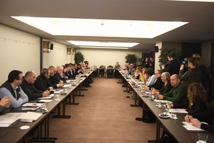 Reunió de JxCat i Carles Puigdemont