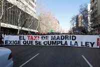 Arranca este lunes la huelga de taxistas que pretende "parar Madrid" para exigir una regulación ya de las VTC