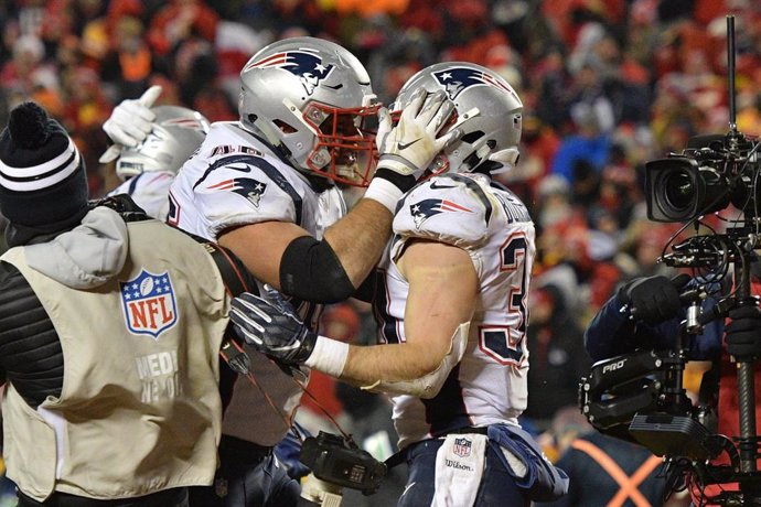 New England Patriots celebran el pase a la Super Bowl