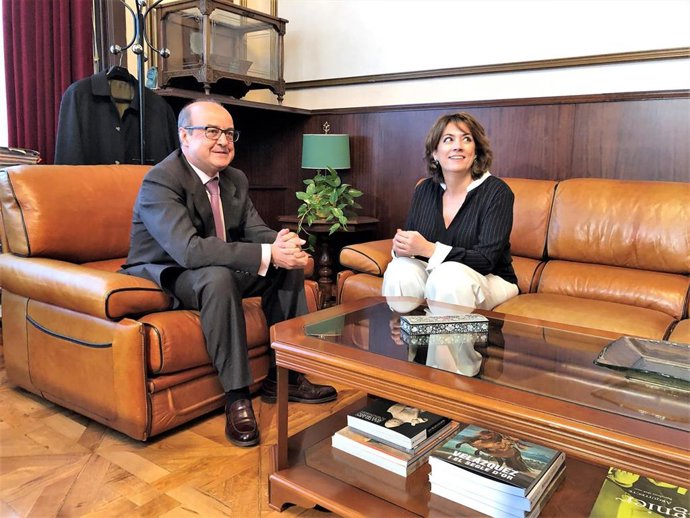 Dolores Delgado y Jesús María Barrientos