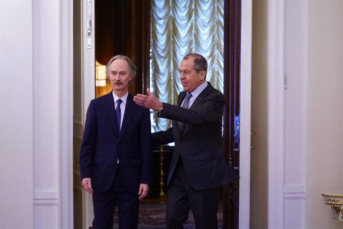 Pedersen con Lavrov en Moscú