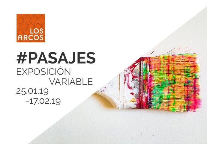 Exposición de arte contemporáneo #Pasajes en el centro comercial Los Arcos