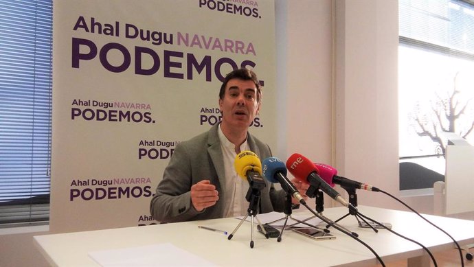 Eduardo Santos, secretario general de Podemos Navarra