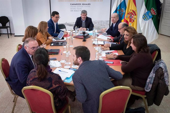 Consejo de Gobierno de Canarias en La Graciosa