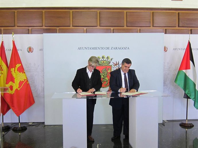 El alcalde de Zaragoza y el alcalde de Belén