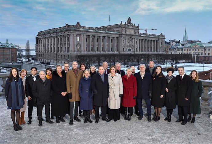 Foto de familia del Gobierno de Suecia