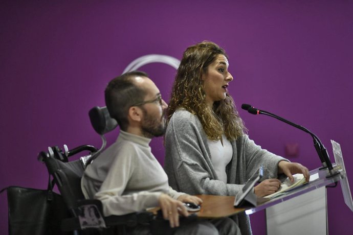 Roda de premsa de Podem després del Consell de Coordinació del partit