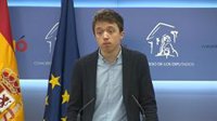 Errejón tiene derecho a una indemnización del Congreso de 8.700 euros
