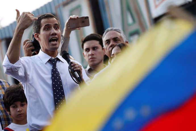 El presidente de la Asamblea Nacional, Juan Guaidó