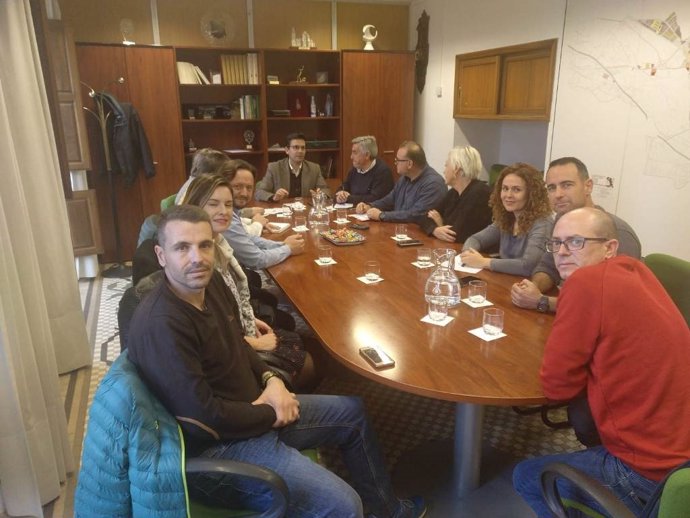Reunión entre representantes de trabajadores de Puleva y el Ayuntamiento
