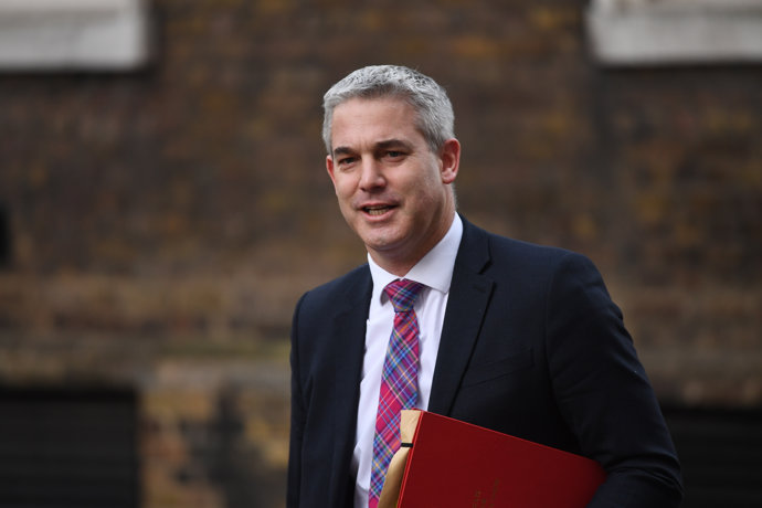 Brexit Secretary Stephen Barclay in Downing Street