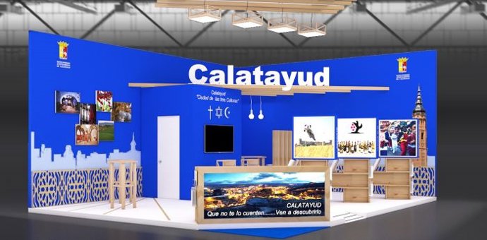 Recreación del nuevo stand de Calatayud que se expondrá en FITUR