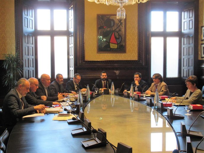 Reunión de la Mesa del Parlament