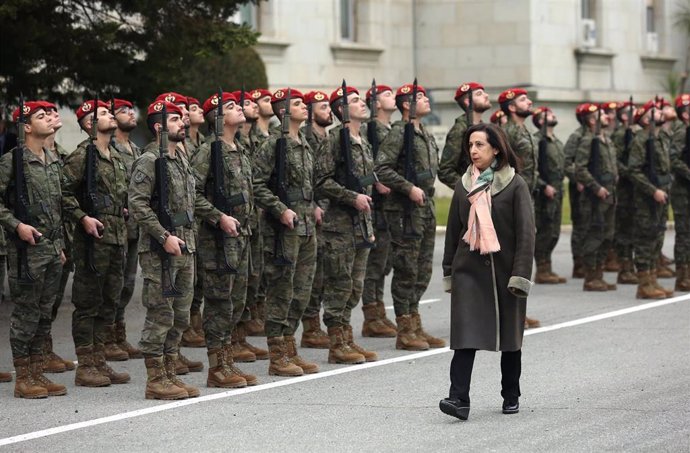 Visita de la ministra de Defensa, Margarita Robles, a la Academia de Infantería 