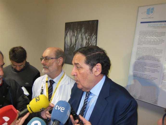 El consejero de Sanidad, Antonio María Sáez. 22-1-2019