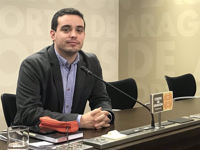 El diputado del PSOE en las Cortes de Aragón, Darío Villagrasa