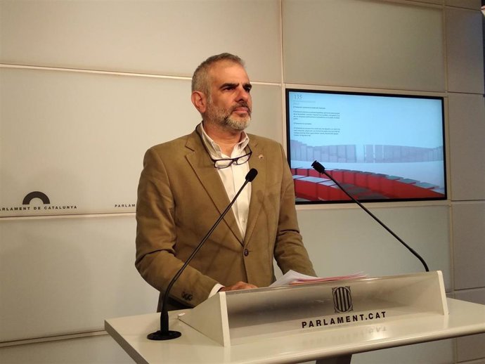 El portavoz de Cs en el Parlament, Carlos Carrizosa
