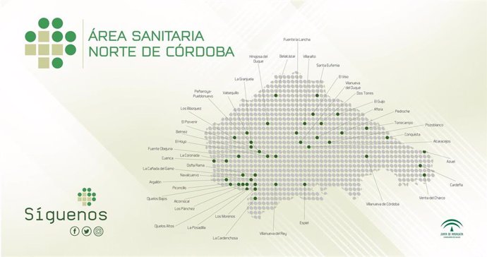 El nuevo logotipo del Área de Gestión Sanitaria Norte de Córdoba