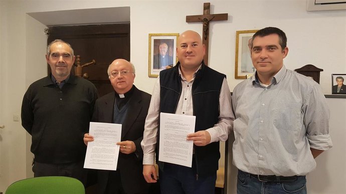 El Ayuntamiento de Binissalem firma un acuerdo con el Obispado de Mallorca
