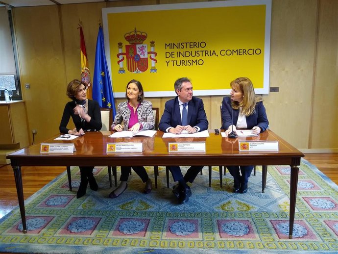 Espadas, con la ministra Maroto, presenta en Madrid la Cumbre Mundial de Turismo