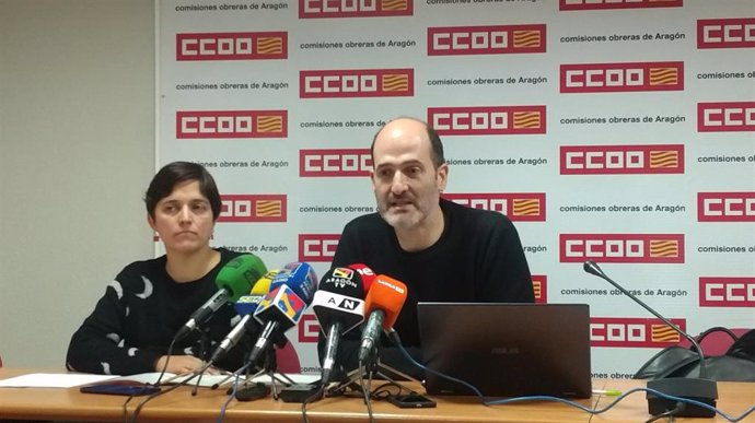 Francisco José González y Tania González, de CCOO