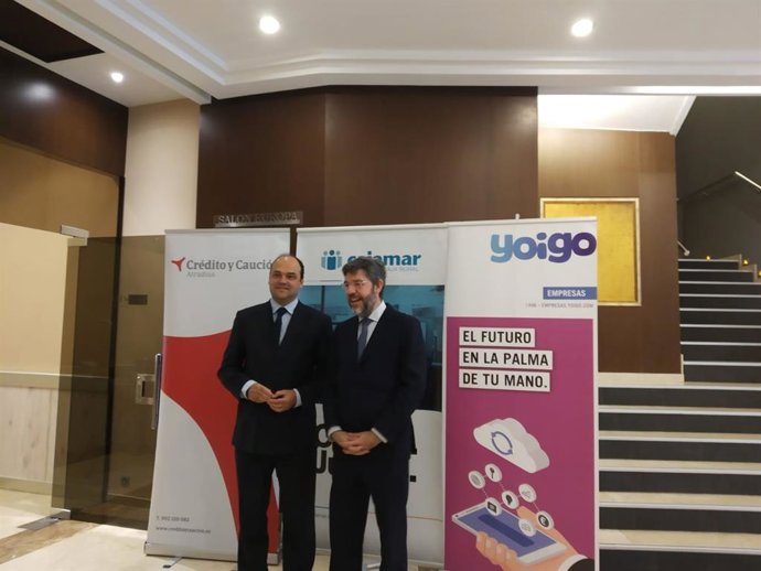 José Carlos Díez y Alberto Nadal, este martes antes de participar en la jornada