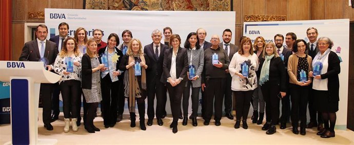 Entrega de premios de BBVA a proyectos sociales de Euskadi
