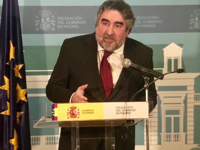 El delegado de Gobierno en Madrid, José Manuel Rodríiguez Uribes