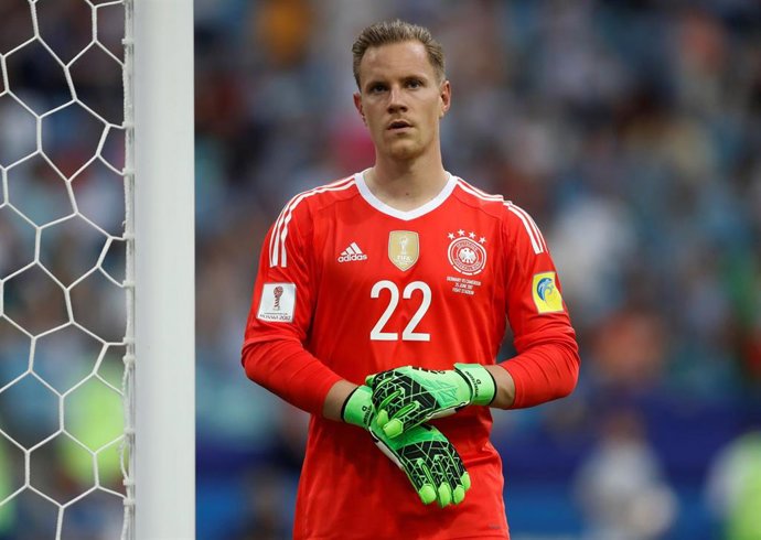 Ter Stegen con la selección de Alemania en la Confederaciones