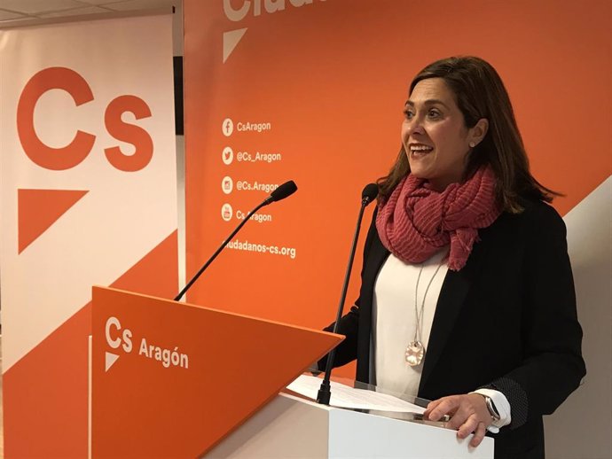 Susana Gaspar es portavoz del Grupo Parlamentario de Cs Aragón.