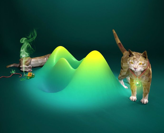 Recreación óptica del experimento del gato de Schrödinger