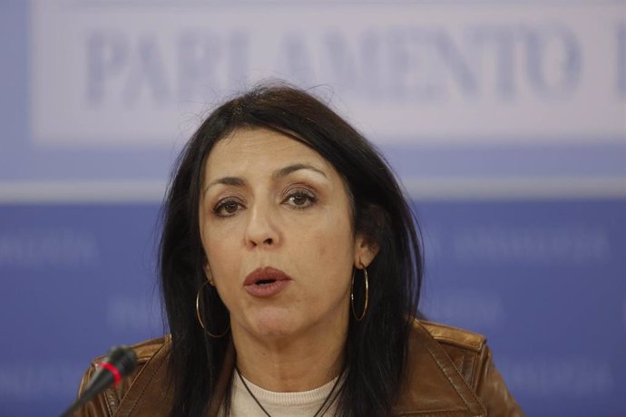 La presidenta del Parlamento, Marta Bosquet, en rueda de prensa