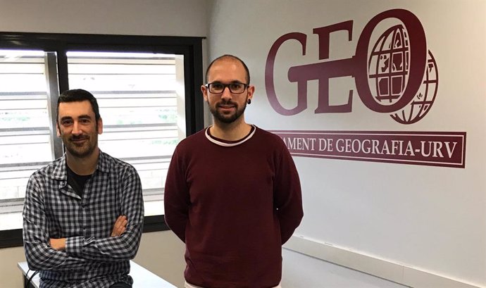 Els investigadors de la URV Aaron Gutiérrez i Antoni Domnech